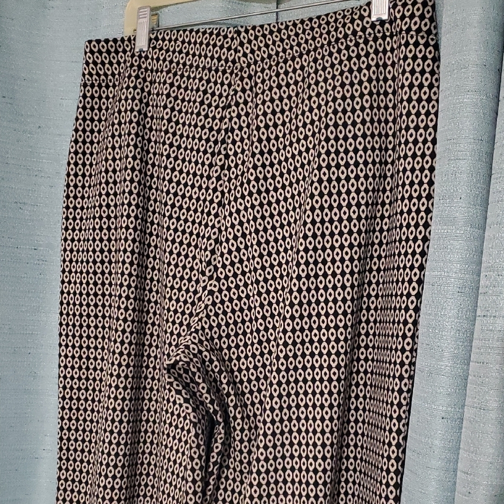 Max Studio Black And Beige Patterned Trousers - image 3